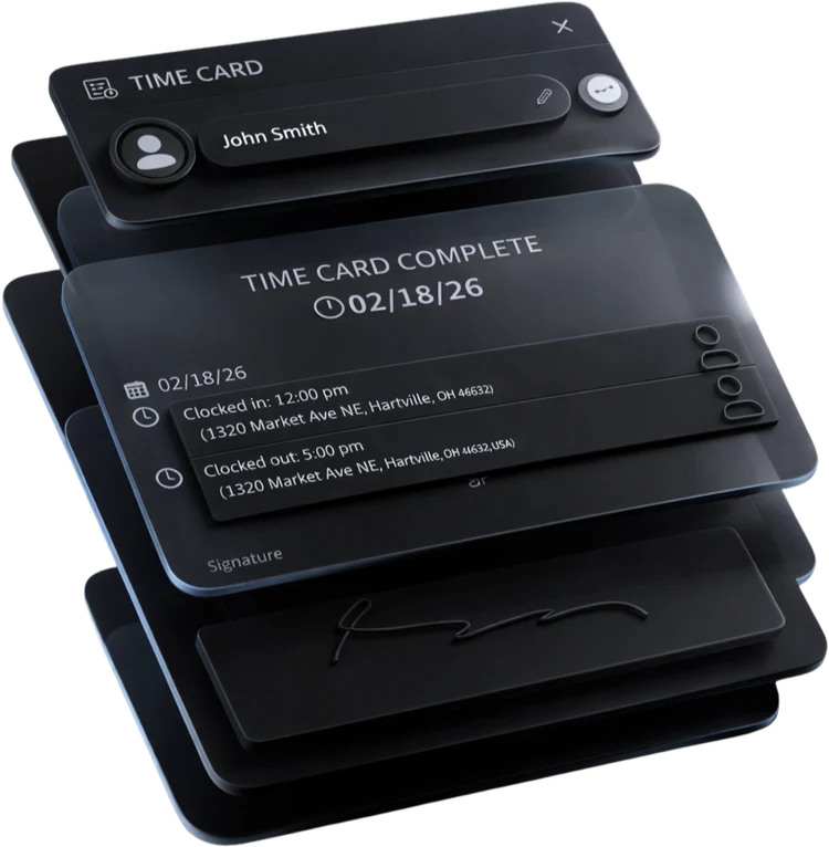 HELIXCO digital time cards for restoration labor documentation